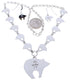 Native American Mesa Design Multicolor Bear Link Necklace Set PX37997