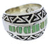 Sterling Silver Turquoise Southwestern Ring Size 6 WX35896