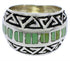 Sterling Silver Turquoise Southwestern Ring Size 6 WX35896