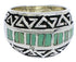 Southwestern Sterling Silver Turquoise Ring Size 5-1/4 WX35899