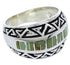Authentic Sterling Silver Southwest Turquoise Ring Size 8 WX35937