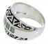 Authentic Sterling Silver Jewelry Turquoise Ring Size 7-1/4 WX35930