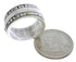 Silver Southwest Inlay Multicolor Ring Size 7-1/4 WX36392