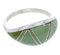 Southwest Turquoise Genuine Sterling Silver Ring Size 5-1/2 ZX36266