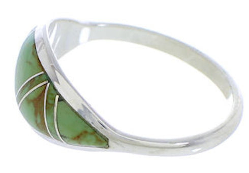 Southwest Jewelry Turquoise Silver Ring Size 5-3/4 ZX36300