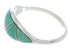 Sterling Silver Turquoise Inlay Southwest Ring Size 6-1/4 ZX36310