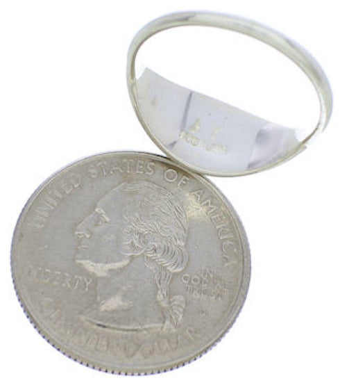 Turquoise Inlay Southwestern Ring Size 6 EX44184