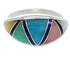 Multicolor And Authentic Sterling Silver Ring Size 4-3/4 ZX36359