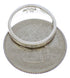 Turquoise Authentic Sterling Silver Jewelry Ring Size 5-1/2 ZX36097