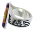 Southwest Multicolor Sterling Silver Ring Size 7-1/2 EX40929