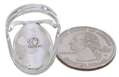 Native American Village Design Multicolor Ring Size 7-1/2 EX42329