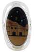 Multicolor Native American Village Design Ring Size 5 EX42350