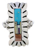Multicolor Native American Village Design Ring Size 6-1/4 EX42373