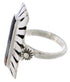 Multicolor Silver Native American Design Ring Size 6-1/4 EX42377