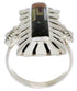 Multicolor Silver Native American Design Ring Size 6-1/4 EX42377
