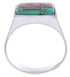 Multicolor Native American Village Design Ring Size 12-3/4 EX42389