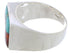 Multicolor Native American Pueblo Design Ring Size 11-3/4 EX42399