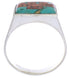 Multicolor Native American Pueblo Design Ring Size 11-3/4 EX42399