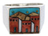 Native American Pueblo Design Multicolor Ring Size 11-1/2 EX42415