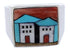 Multicolor Native American Pueblo Design Ring Size 10-3/4 EX42438