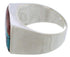 Native American Pueblo Design Multicolor Ring Size 9-3/4 EX42442