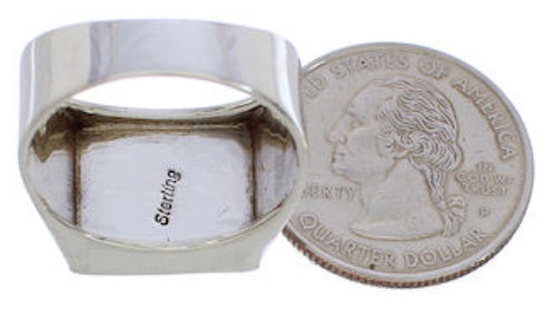 Native American Village Design Multicolor Ring Size 10-1/2 EX42459