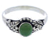 Genuine Sterling Silver Turquoise Ring Size 7-1/2 UX32086