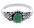 Genuine Sterling Silver Turquoise Ring Size 8-1/4 UX32140