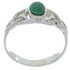 Genuine Silver Turquoise Southwestern Jewelry Ring Size 5-3/4 UX32282