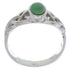 Genuine Sterling Silver Turquoise Jewelry Ring Size 4-3/4 UX32287