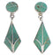 Southwest Turquoise And Silver Earrings EX31909