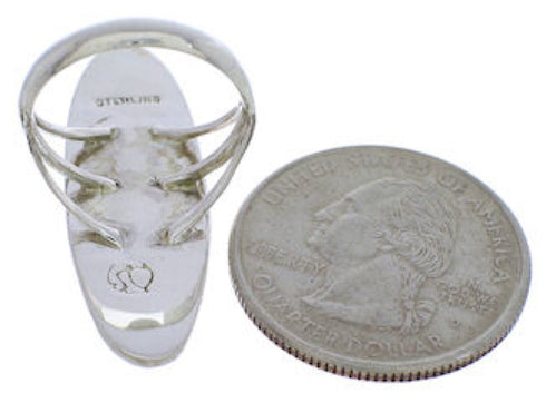 Native American Pueblo Or Design Multicolor Ring Size 6-1/4 UX36573