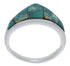 Southwest Opal Turquoise Inlay Ring Size 5-3/4 VX36767