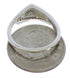 Authentic Sterling Silver Multicolor Inlay Ring Size 8-3/4 VX36935