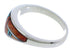 Multicolor Inlay Sterling Silver Jewelry Ring Size 7-3/4 VX36969