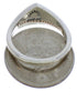 Multicolor Inlay Silver Jewelry Ring Size 5-3/4 VX36976