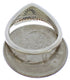 Southwest Multicolor Inlay Sterling Silver Ring Size 6-3/4 VX36991