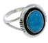 Turquoise And Sterling Silver Southwest Ring Size 5-1/4 YX87692