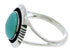 Southwest Sterling Silver Turquoise Ring Size 4-3/4 YX34733