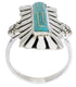 Southwest Turquoise Inlay Ring Size 8-1/4 EX42812