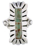 Turquoise Sterling Silver Southwest Ring Size 8-1/2 EX42890