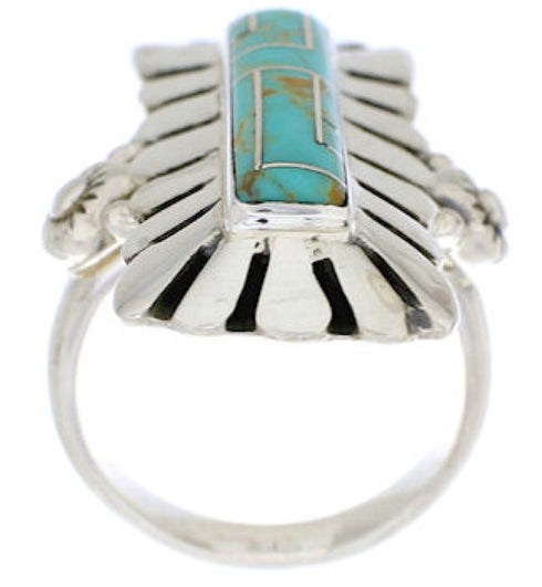 Turquoise Silver Southwest Ring Size 5-1/2 EX42892