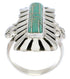 Turquoise Genuine Sterling Silver Ring Size 5-3/4 EX42900