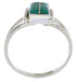 Genuine Sterling Silver Turquoise Ring Size 6-1/2 EX43095