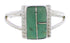 Southwest Silver And Turquoise Ring Size 5-1/2 EX43104