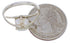 Multicolor Inlay And Silver Ring Size 7-1/2 EX43184