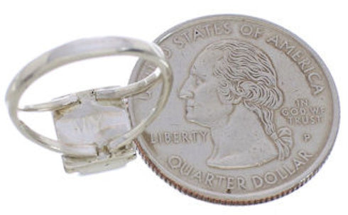 Multicolor And Sterling Silver Ring Size 5-1/2 EX43191