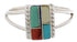 Southwest Turquoise Multicolor Ring Size 8 EX43223