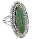 Southwestern Silver Turquoise Inlay Jewelry Ring Size 5-1/4 TX40678