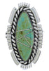 Silver Turquoise Southwestern Jewelry Ring Size 5-3/4 TX40686